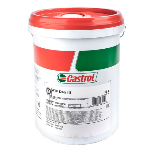 фото Масло трансмиссионное синтетическое castrol atf dex iii, 18л [15d9a5]