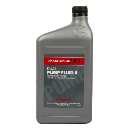 фото Масло трансмиссионное минеральное honda dual pump fluid ii, 0.946л [08200-9007]