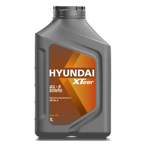 фото Масло трансмиссионное gear oil-5, синтетическое, 1л, мкпп [1011017] hyundai xteer