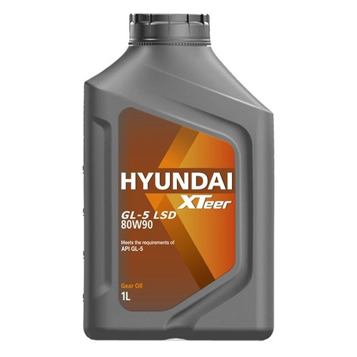 фото Масло трансмиссионное синтетическое hyundai xteer gear oil-5 lsd, 80w-90, 1л [1011034]