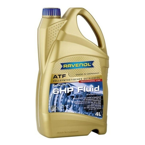 фото Масло трансмиссионное синтетическое ravenol atf 6 hp fluid, 4л [4014835732797]