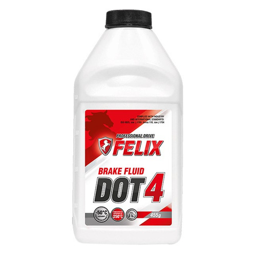 

Тормозная жидкость FELIX Brake Fluid, DOT 4, 0.455л [430130005], Brake Fluid