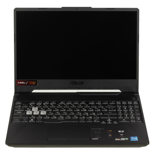 

Ноутбук ASUS TUF Gaming F15 FX506HCB-HN1138T, 15.6", IPS, Intel Core i5 11400H 2.7ГГц, 8ГБ, 512ГБ SSD, NVIDIA GeForce RTX 3050 для ноутбуков - 4096 Мб, Windows 10 Home, 90NR0723-M04810, серый, FX506HCB-HN1138T