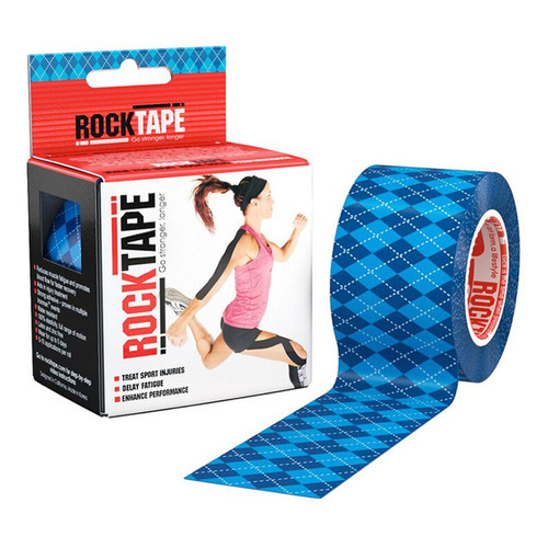 

Тейп кинезио Rocktape Classic 5м 5см синий/голубой (21602), Classic