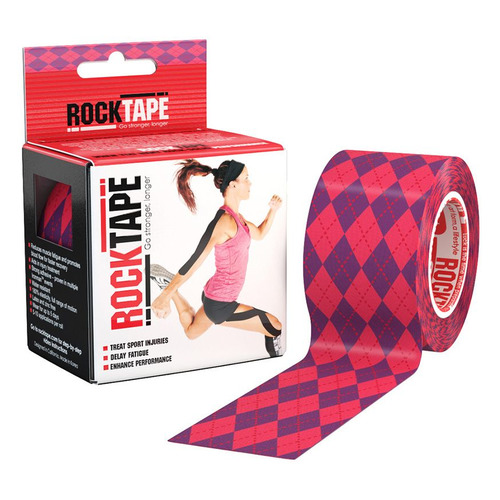 

Тейп кинезио Rocktape Classic 5м 5см розовый/фиолетовый (21603), Classic