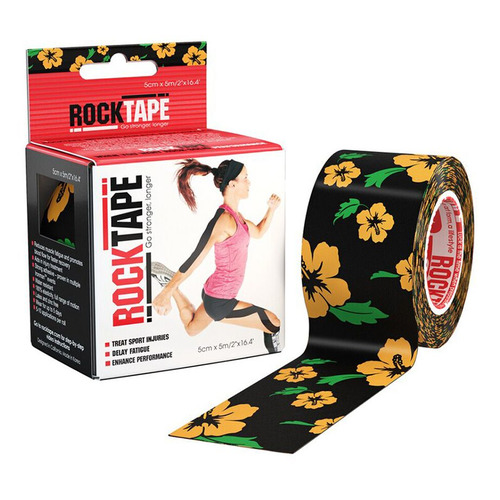

Тейп кинезио Rocktape Classic 5м 5см черный/красный (21651), Classic