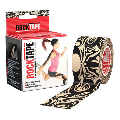 

Тейп кинезио Rocktape Classic 5м 5см черный/бежевый (21637), Classic