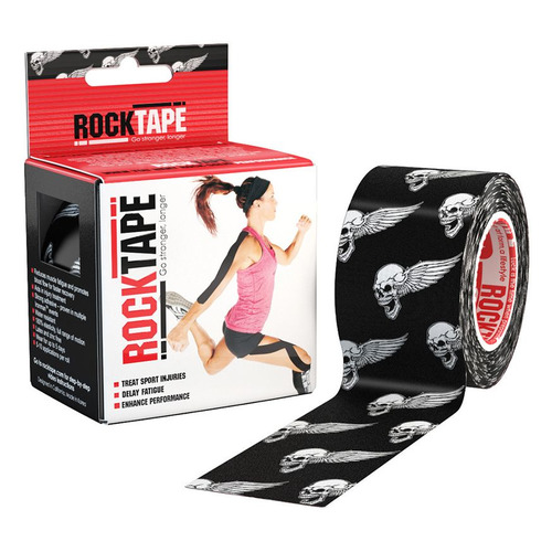 

Тейп кинезио Rocktape Classic 5м 5см черный/белый (21635), Classic