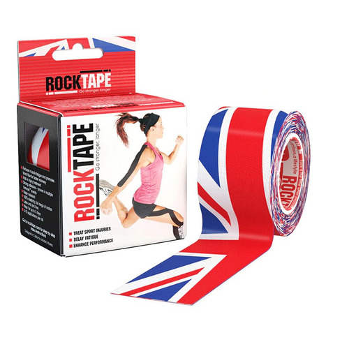 фото Тейп кинезио rocktape classic 5м 5см красный/синий (21639)