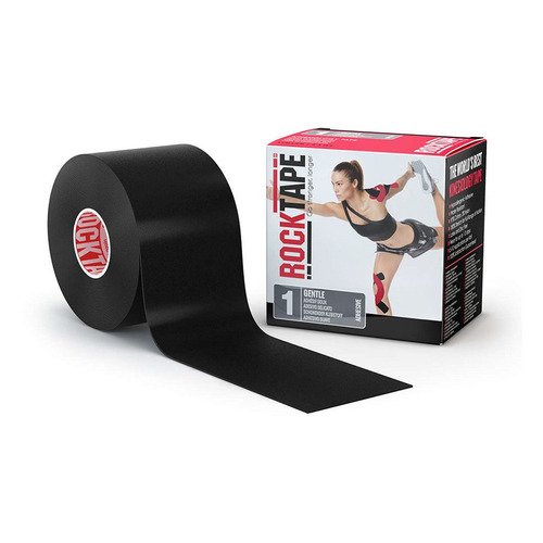 фото Тейп кинезио rocktape gentle 1 5м 5см черный (21631)