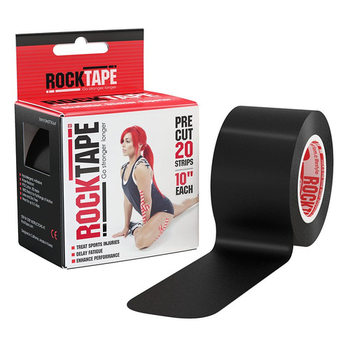 фото Тейп кинезио rocktape pre-cut 5м 5см черный (21600)