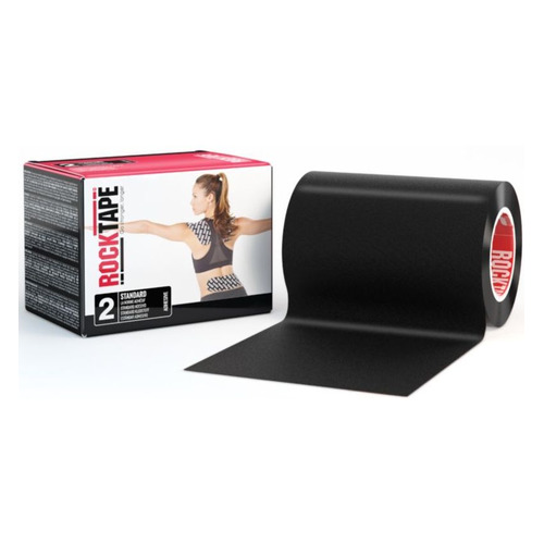 фото Тейп кинезио rocktape standart 2 5м 10см черный (21595)