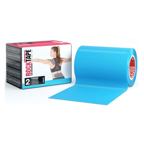 

Тейп кинезио Rocktape Standart 2 5м 10см голубой (21596), Standart 2