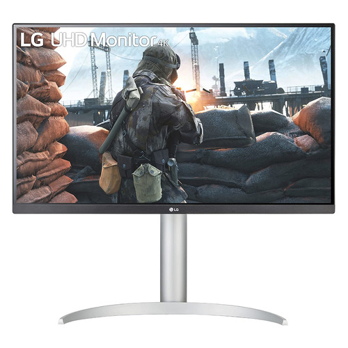 фото Монитор lg ultrafine 27up650-w 27", черный и серебристый [27up650-w.aruz]