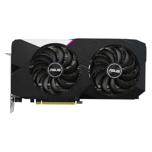 фото Видеокарта asus nvidia geforce rtx 3060ti, dual-rtx3060ti-o8g-v2, 8гб, gddr6, oc, lhr, ret