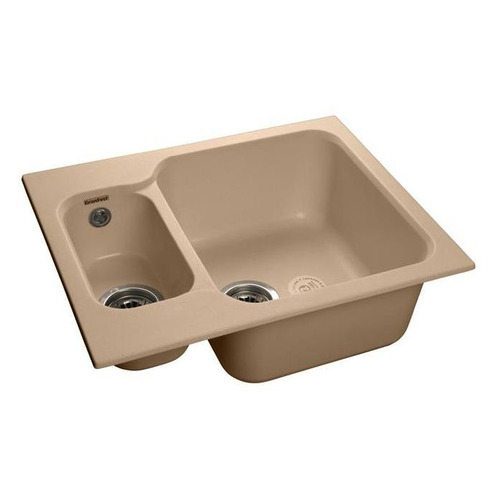 

Кухонная мойка GRANFEST Standart S615K, искусственный мрамор, 49.5см х 61.2см, топаз, S615K