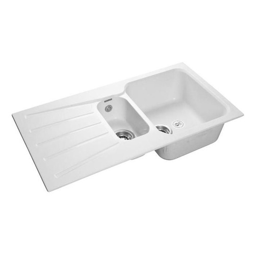 

Кухонная мойка GRANFEST Standart S940KL, искусственный мрамор, 92.7см х 49.2см, иней, S940KL