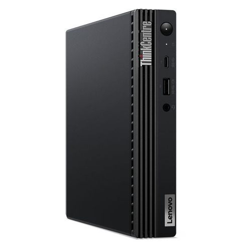 фото Компьютер lenovo thinkcentre tiny m70q-2, intel pentium gold g6405t, ddr4 8гб, 256гб(ssd), intel uhd graphics 610, windows 10 professional, черный [11my004fru]