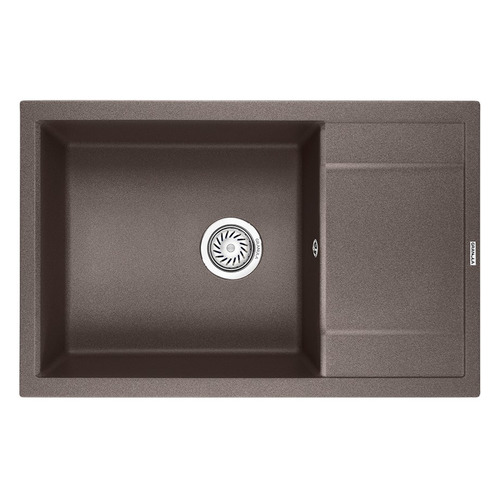 фото Кухонная мойка granula gr-7805, кварц, 78см х 50см, эспрессо
