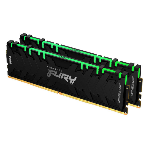 фото Модуль памяти kingston fury renegade rgb kf436c16rbak2/16 ddr4 - 2x 8гб 3600, dimm, ret