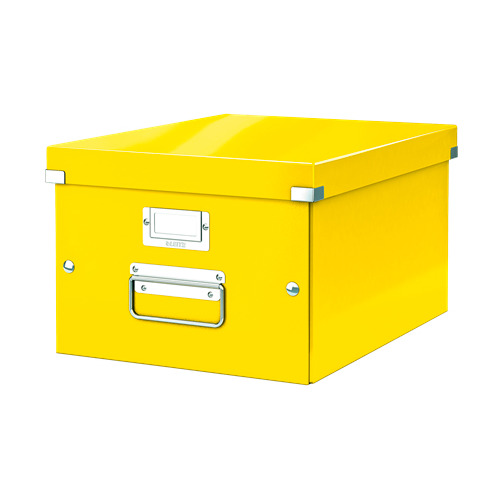 

Короб для хранения Leitz Click & Store, картон, желтый [60440016], Click & Store