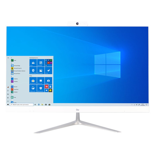 фото Моноблок iru office p2320p, 23.8", amd ryzen 5 pro 2400ge, 8гб, 1тб, 120гб ssd, amd radeon rx vega 11, windows 10 home, белый [1561449]