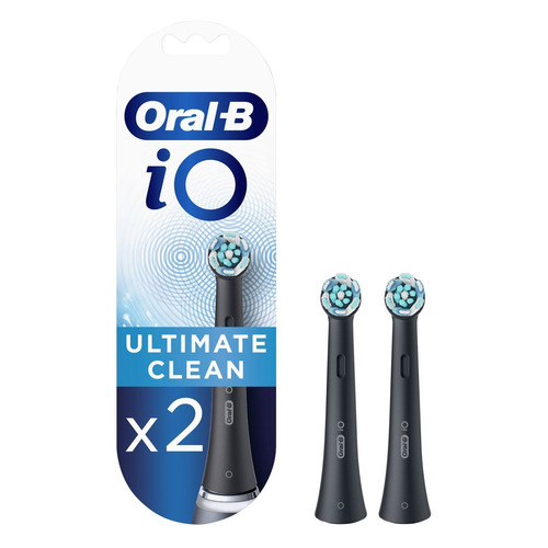 фото Насадка для зубных щеток oral-b io rb ultimate clean black, 2 шт [80346443]