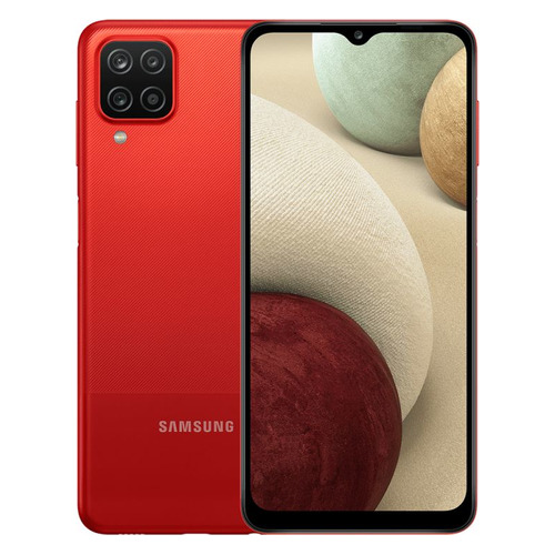 фото Смартфон samsung galaxy a12 128gb, sm-a127f, красный