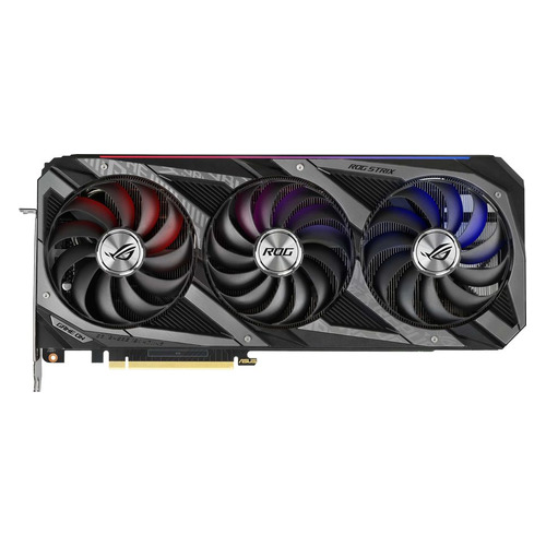 фото Видеокарта asus nvidia geforce rtx 3070 , rog-strix-rtx3070-8g-v2-gaming lhr, 8гб, gddr6, lhr, ret