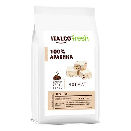 

Кофе зерновой ITALCO Nougat, средняя обжарка, 375 гр [4823], Nougat