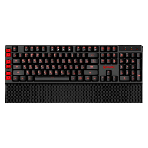 

Клавиатура Redragon Yaksa, USB, c подставкой для запястий, черный [70391], Yaksa
