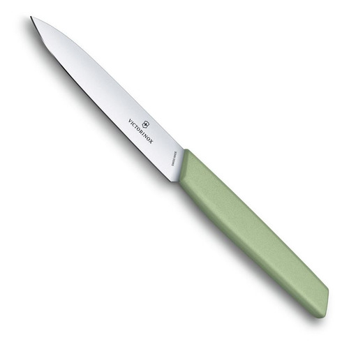 

Нож кухонный Victorinox Swiss Modern, универсальный, 100мм, заточка прямая, стальной, зеленый [6.9006.1042], Swiss Modern