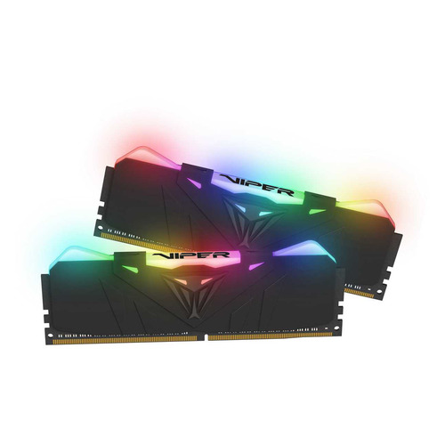 фото Модуль памяти patriot viper rgb pvr432g320c6k ddr4 - 2x 16гб 3200, dimm, ret