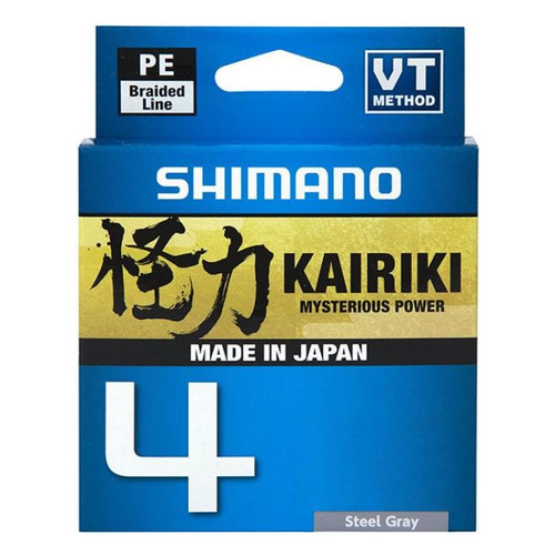 

Леска SHIMANO Kairiki 4 PE, плетеная, 0.19мм, 150м, 11.6кг, серый [ldm54te1819015s], 4 PE