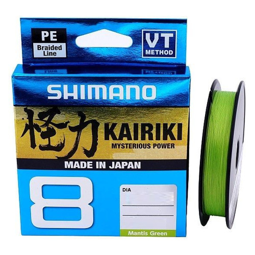 

Леска SHIMANO Kairiki 8 PE, плетеная, 0.19мм, 150м, 12кг, зеленый [59wpla58r04], 8 PE