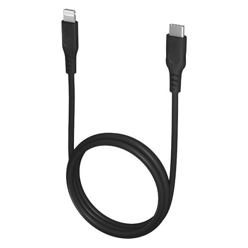 фото Кабель vipe, lightning (m) - usb type-c (m), 1.2м, mfi, черный [vpcblmficlighpvcblk] noname