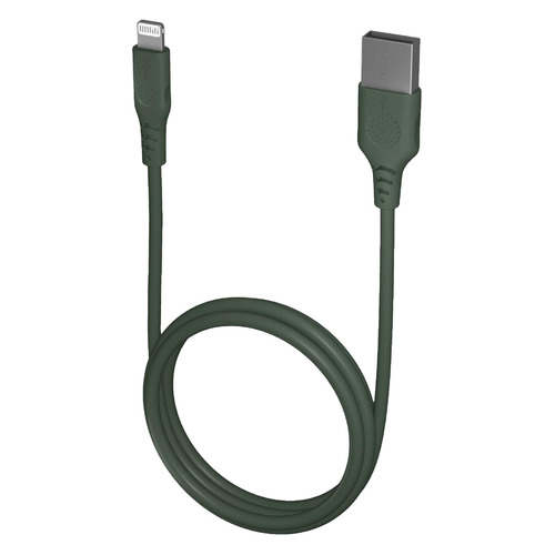 фото Кабель vipe, lightning (m) - usb (m), 1.2м, mfi, зеленый [vpcblmfipvcgrn] noname