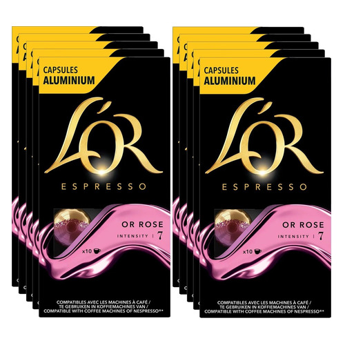

Кофе в капсулах L`OR Espresso or Rose, 7, 52 гр, 10х10 шт [8052849], Espresso or Rose