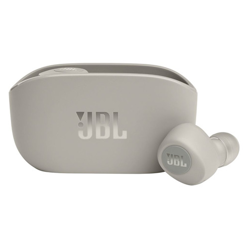 

Гарнитура JBL Wave 100TWS, Bluetooth, вкладыши, серый [jblw100twsivr], Wave 100TWS
