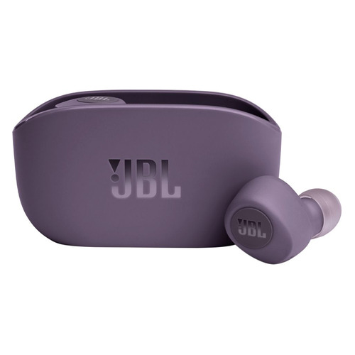 

Гарнитура JBL Wave 100TWS, Bluetooth, вкладыши, фиолетовый [jblw100twspur], Wave 100TWS
