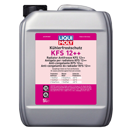 фото Антифриз liqui moly kuhlerfrostschutz kfs 12++ g12++ красный 5л (21135)