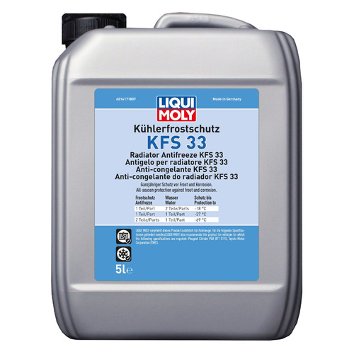 фото Антифриз liqui moly kuhlerfrostschutz kfs 33 сине-зеленый 5л (21131)