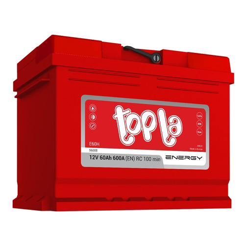 

Аккумулятор автомобильный TOPLA E60H 60Ач 600A [108060], E60H