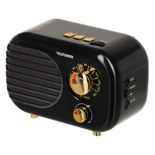 

Радиоприемник Telefunken TF-1682B, черный, TF-1682B
