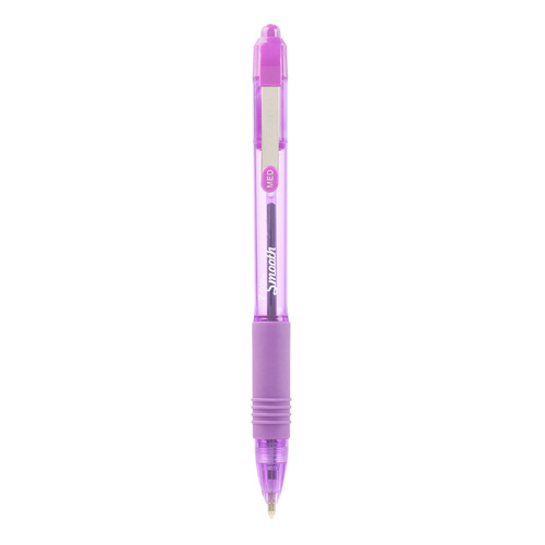 

Ручка шариков. Zebra Z-grip Smooth (22568) фиолетовый d=1мм фиолетовые автоматическая резин. манжета 12 шт./кор., Z-grip Smooth