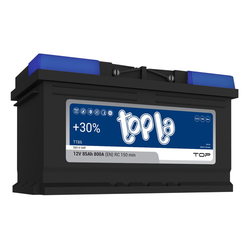 

Аккумулятор автомобильный TOPLA TT85 85Ач 800A [118685], TT85