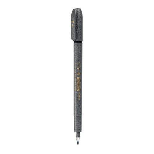 

Ручка капилляр. Zebra brush pen (56680) серый черные игловидный пиш. наконечник 10 шт./кор., brush pen