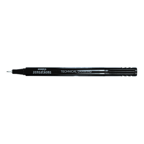 

Ручка капилляр. Zebra drawing pen (30092) черный d=0.2мм черные 12 шт./кор., drawing pen