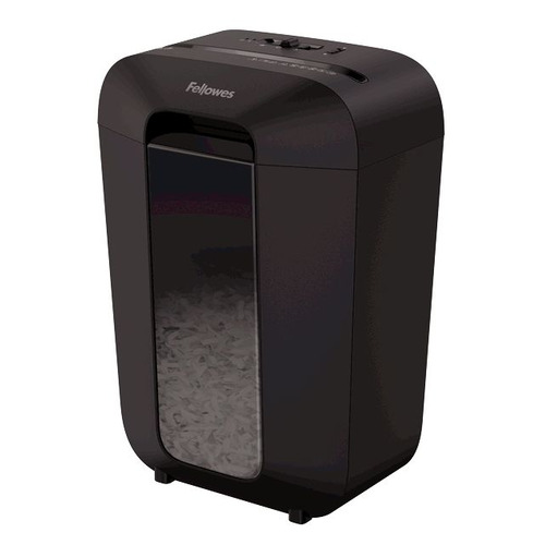 

Уничтожитель бумаг Fellowes PowerShred LX70, P-4, 4х40 мм, 11 лист. одновременно, 18л [fs-44075], Черный, LX70