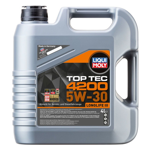 фото Моторное масло liqui moly top tec 4200 5w-30 4л. синтетическое [3715]